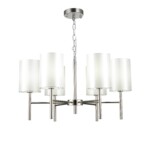 SLE107303-06 Люстра подвесная Никель/Белый E14 6*40W NOIA — изображение 2