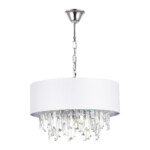 SLE1120-103-07 Светильник подвесной Хром/Белый E14 7*40W DAHLIA — изображение 2