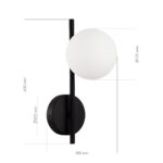 SLE1193-401-01 Светильник настенный Черный/Белый G9 LED 1*5W 4000K ЭНКЕЛЬ — изображение 3