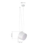 SLE120653-01 Подвес Белый/Белый E27 1*40W ТРИЕСТА — изображение 3