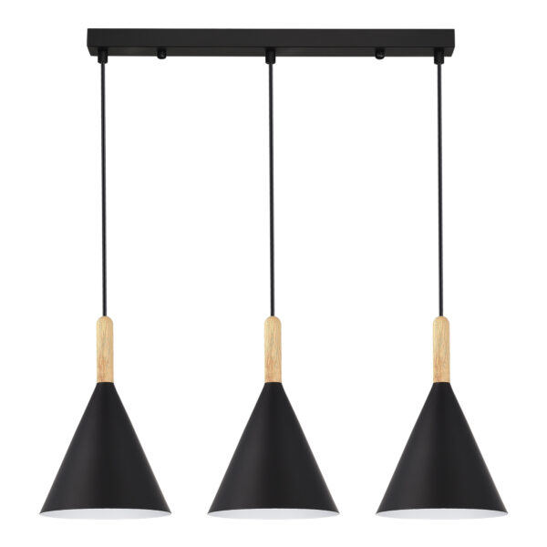 SLE1255-403-03 Светильник подвесной Черный/Черный E27 3*40W АРКЕТ