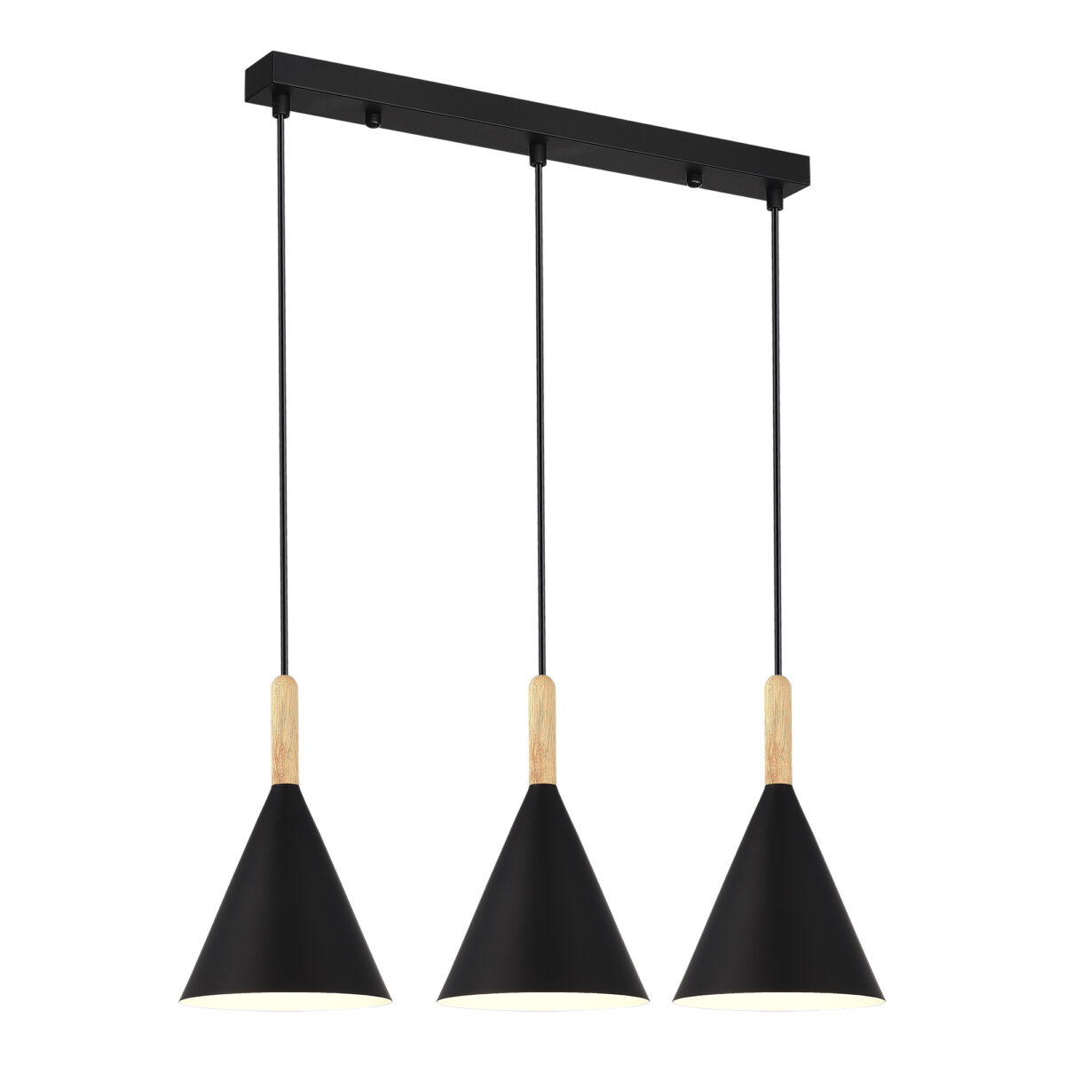 SLE1255-403-03 Светильник подвесной Черный/Черный E27 3*40W АРКЕТ — изображение 3