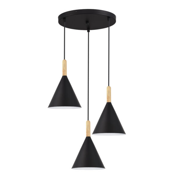 SLE1255-423-03 Светильник подвесной Черный/Черный E27 3*40W АРКЕТ