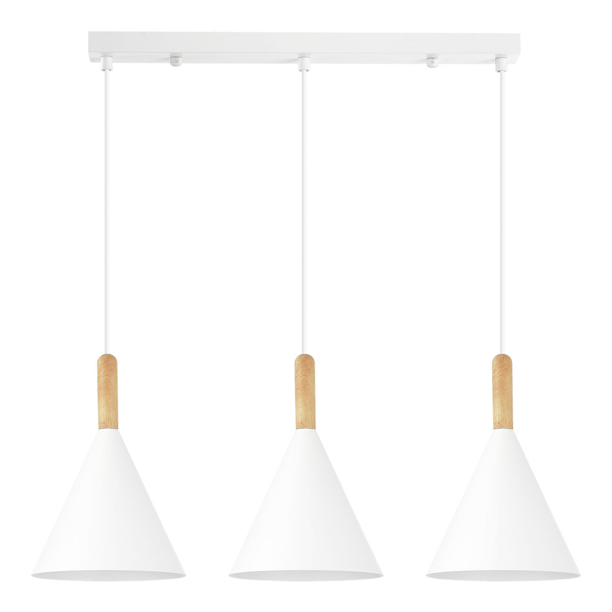 SLE1255-503-03 Светильник подвесной Белый/Белый E27 3*40W АРКЕТ — изображение 1