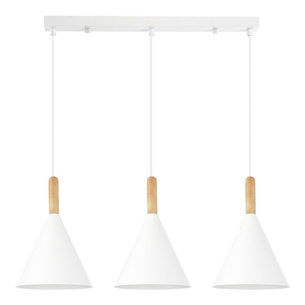 SLE1255-503-03 Светильник подвесной Белый/Белый E27 3*40W АРКЕТ