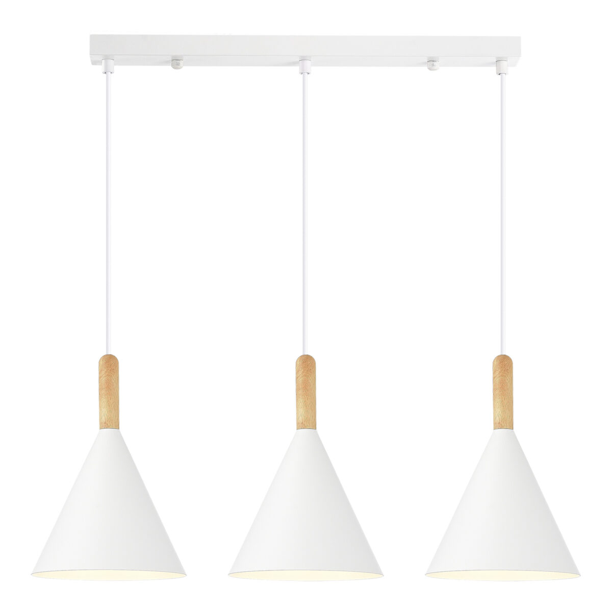 SLE1255-503-03 Светильник подвесной Белый/Белый E27 3*40W АРКЕТ — изображение 2