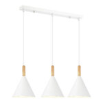 SLE1255-503-03 Светильник подвесной Белый/Белый E27 3*40W АРКЕТ — изображение 3