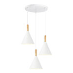 SLE1255-513-03 Светильник подвесной Белый/Белый E27 3*40W АРКЕТ — изображение 2