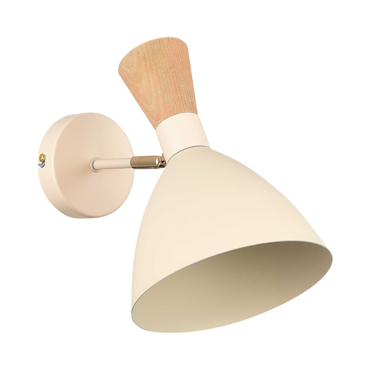 SLE1256-501-01 Светильник настенный Бежевый/Бежевый, Светлое дерево, Золотистый E14 1*40W VISTA — изображение 1