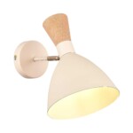 SLE1256-501-01 Светильник настенный Бежевый/Бежевый, Светлое дерево, Золотистый E14 1*40W VISTA — изображение 2