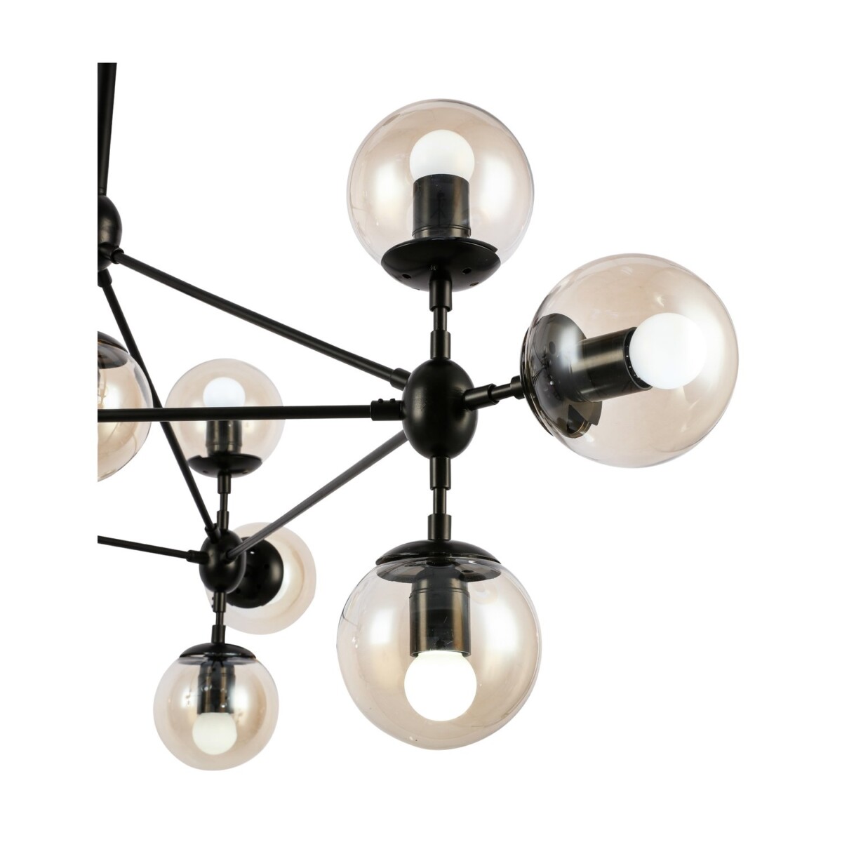 SLE154903-10 Светильник потолочный Черный/Янтарный E27 10*40W LACOTTA — изображение 3