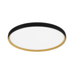 SLE1810-402-01 Светильник потолочный Черный, Золотистый/белая LED 1*42W 4000K ХЕЛЬСТ