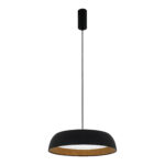 SLE1812-403-01 Светильник подвесной Черный, Древесный/белая LED 1*30W 4000K МЬЮЗЕ