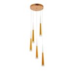 SLE200103-05 Светильник подвесной Золотистый/Золотистый, Белый LED 5*7W 3000K ОРПЕЛО — изображение 2