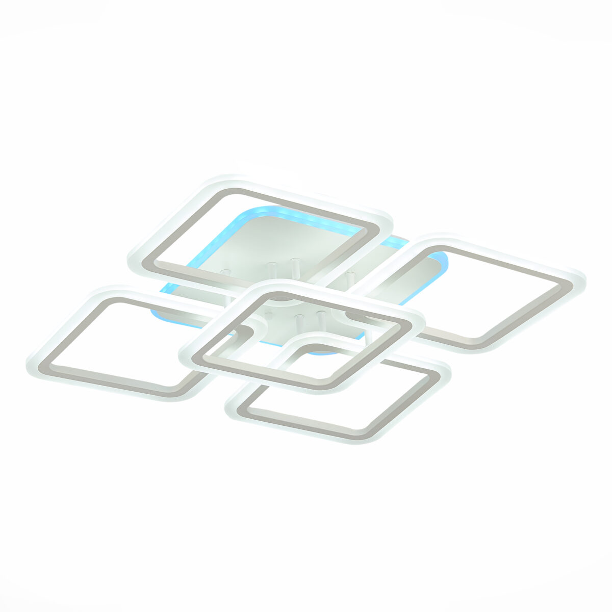 SLE200452-05RGB Светильник потолочный Белый/Белый LED 1*140W RGB 10W 3000-6000K КВАТРО — изображение 3