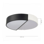 SLE200642-01 Светильник потолочный Белый,Черный/Белый LED 1*36W 3000K/4000K/6000K МЕНОТТО — изображение 5