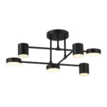 SLE201042-06 Светильник потолочный Черный/Черный LED 6*7W 4000K НОБЕЛЬ — изображение 5