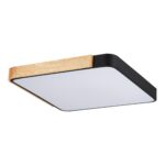 SLE201242-01 Светильник потолочный Черный, Светлое дерево/Белый LED 1*42W 3000K/4000K/6000K ФЕСТА — изображение 4
