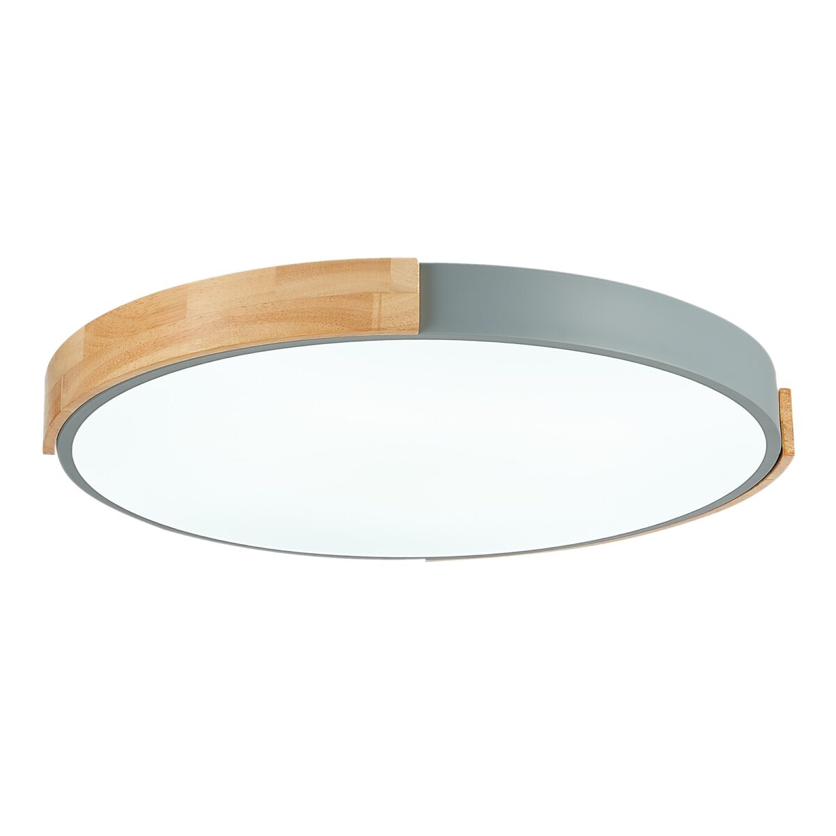 SLE201372-01 Светильник потолочный Серый, Светлое дерево/Белый LED 1*40W 3000K/4000K/6000K ДЕЛИА — изображение 3