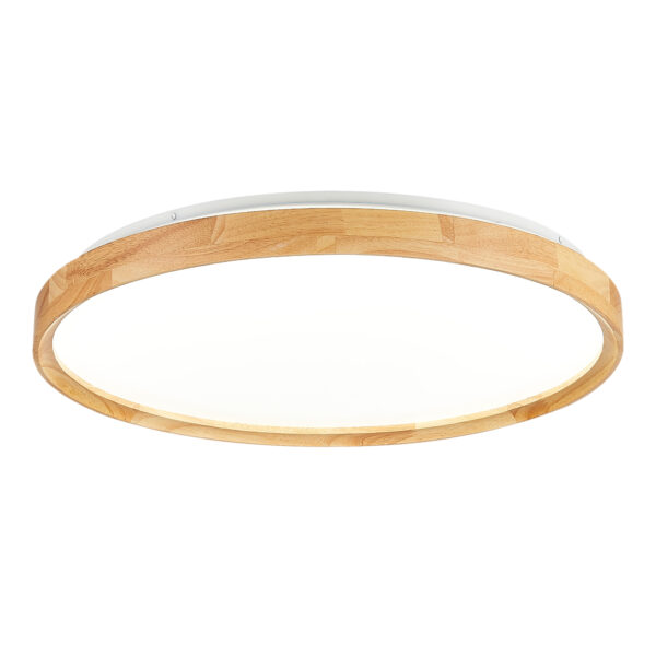 SLE201382-01 Светильник потолочный Светлое дерево/Белый LED 1*40W 3000K/4000K/6000K ДЕЛИА