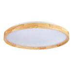 SLE201382-01 Светильник потолочный Светлое дерево/Белый LED 1*40W 3000K/4000K/6000K ДЕЛИА — изображение 4