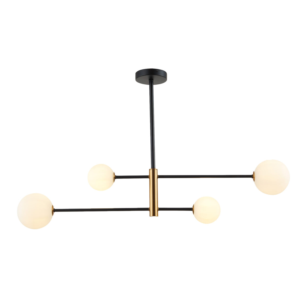 SLE220103-04 Светильник потолочный Черный, Бронза/Белый G9 4*5W АРКОЛА — изображение 1