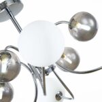 SLE220912-08 Светильник потолочный Хром/Белый, Дымчатый G9 LED 8*5W ФОРМАЙО — изображение 3