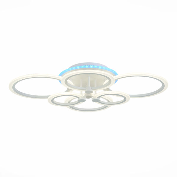 SLE500552-06RGB Светильник потолочный Белый/Белый LED 1*132W RGB 8W 3000-6000K ЦЕРИНА