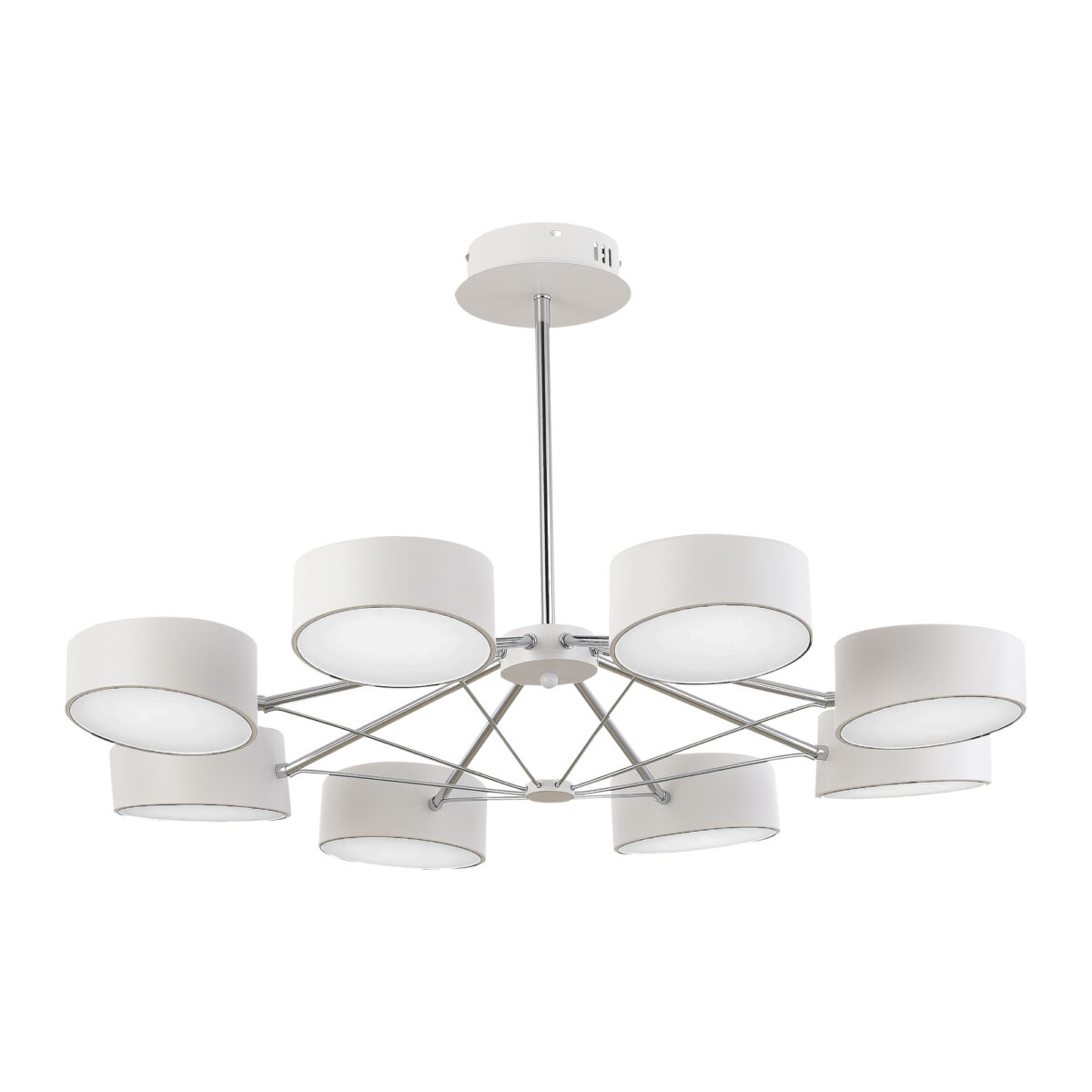 SLE6005-502-08 Светильник потолочный Белый, Хром/Белый LED 8*10W ВАЛЛЕ — изображение 2