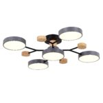 SLE6006-702-05 Светильник потолочный Серый/Серый LED 5*12W 3000K/4500K/6000K ФАЭМА