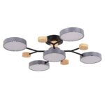 SLE6006-702-05 Светильник потолочный Серый/Серый LED 5*12W 3000K/4500K/6000K ФАЭМА — изображение 2