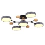 SLE6006-702-05 Светильник потолочный Серый/Серый LED 5*12W 3000K/4500K/6000K ФАЭМА — изображение 3