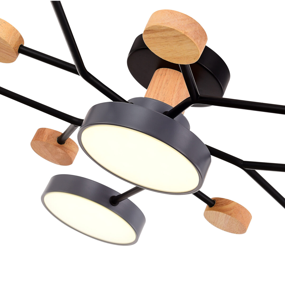 SLE6006-702-06 Светильник потолочный Серый/Серый LED 6*12W 3000K/4500K/6000K ФАЭМА — изображение 5