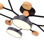 SLE6006-702-06 Светильник потолочный Серый/Серый LED 6*12W 3000K/4500K/6000K ФАЭМА — изображение 5