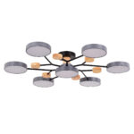 SLE6006-702-07 Светильник потолочный Серый/Серый LED 7*12W 3000K/4500K/6000K ФАЭМА — изображение 2