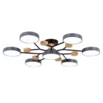 SLE6006-702-07 Светильник потолочный Серый/Серый LED 7*12W 3000K/4500K/6000K ФАЭМА — изображение 4