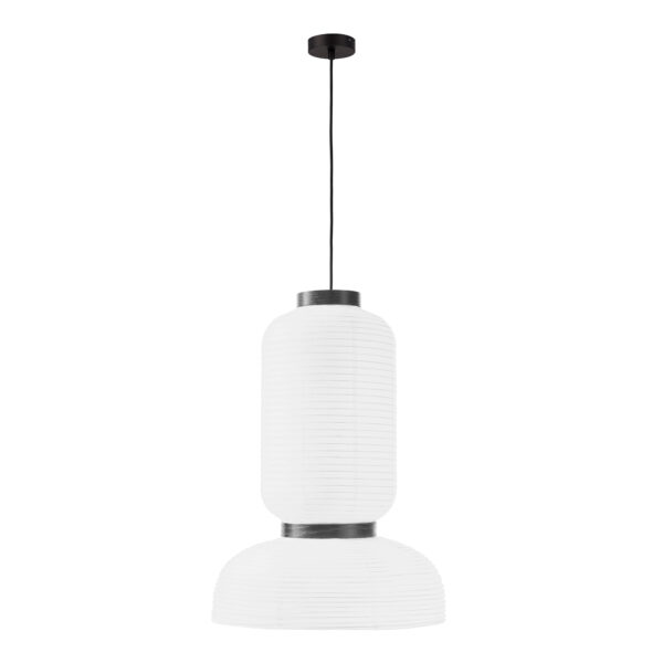 SLE6021-503-02 Светильник подвесной черный/белый D350*H500mm E27 2*60W ЛЮККЕ