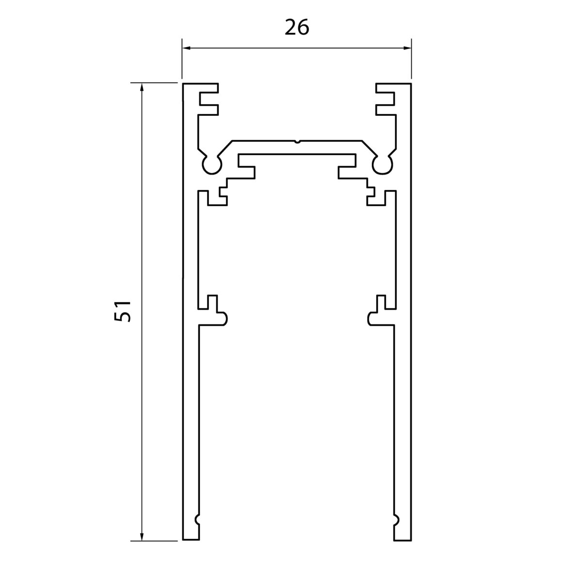 ST003.419.00 Шинопровод магнитный накладной ST-Luce Черный Длина 1 000мм SKYLINE 48 — изображение 4