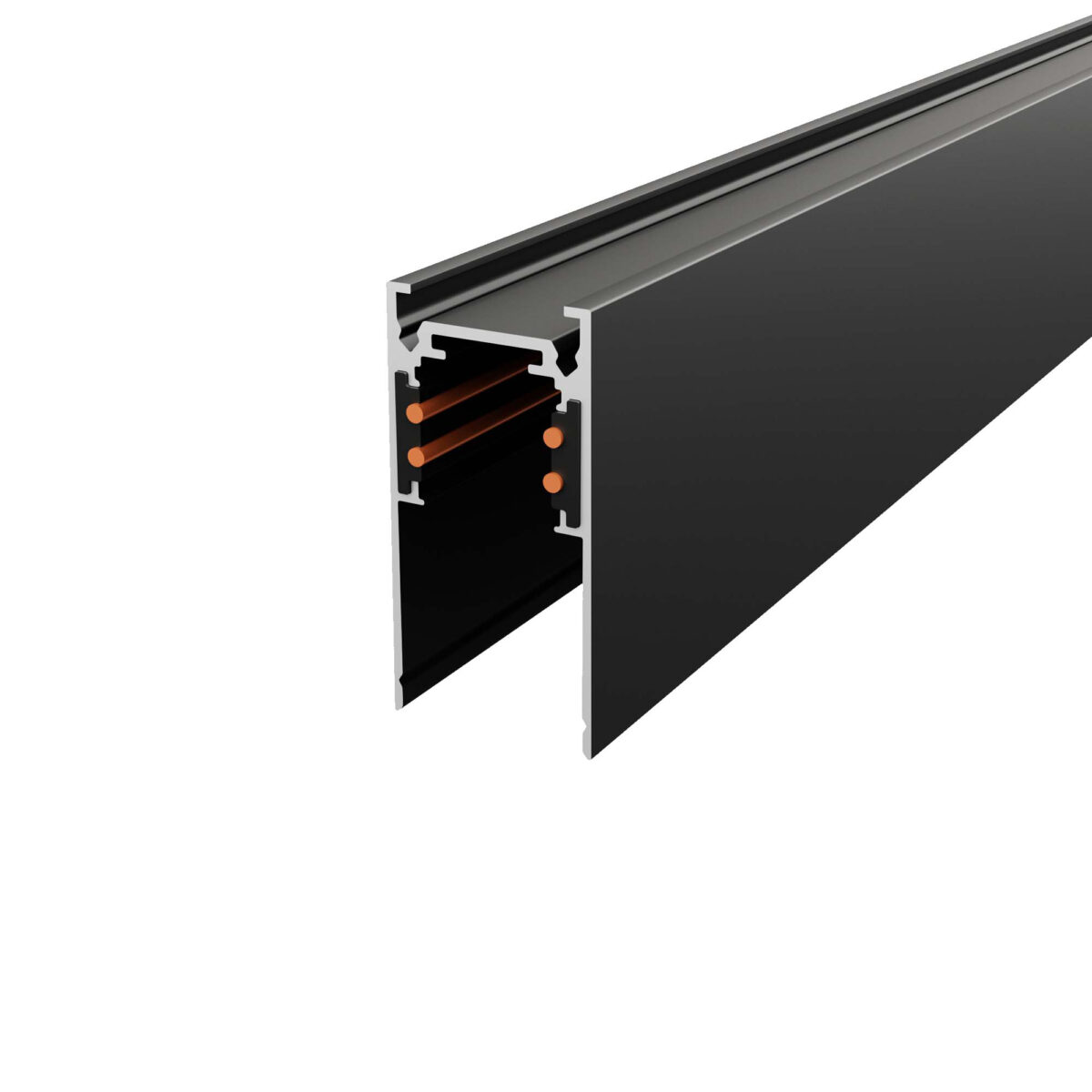 ST003.439.00 Шинопровод магнитный накладной ST-Luce Черный Длина 3 000мм SKYLINE 48 — изображение 1