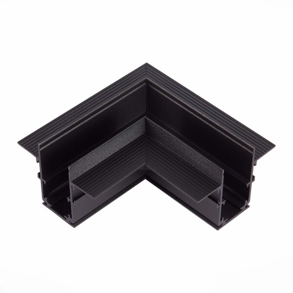 ST007.429.00 Угол-соединитель для встраиваемого магнитного шинопровода под ГКЛ 9м ST-Luce Черный SKYLINE 48