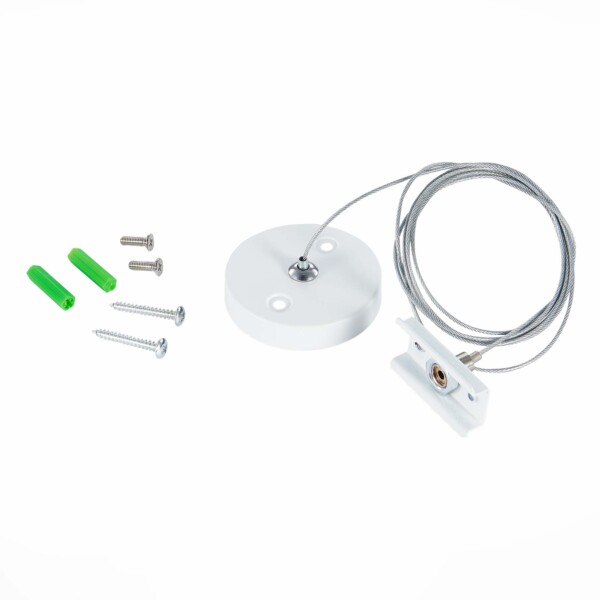 ST015.522.17H Тросовый подвес для шинопровода SKYLINE 220 ST-Luce Белый SKYLINE 220