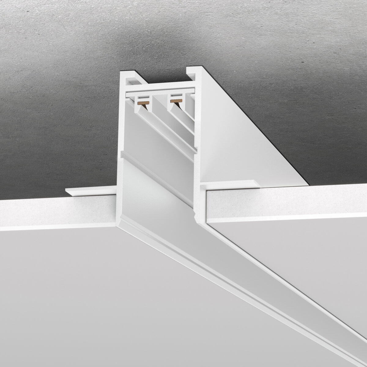 ST021.529.00 Шинопровод SKYLINE 220 встраиваемый ST-Luce Белый Длина 2 000мм SKYLINE 220 — изображение 2