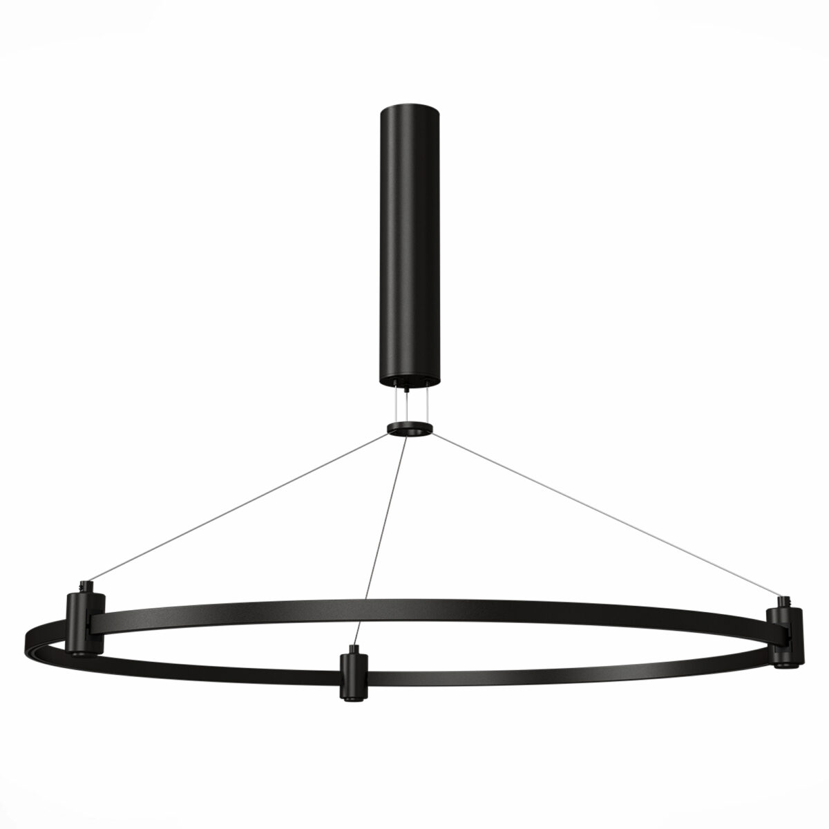 ST025.403.00 Шинопровод-кольцо FARM с подвесами и основанием под блок питания ST-Luce Черный FARM — изображение 1