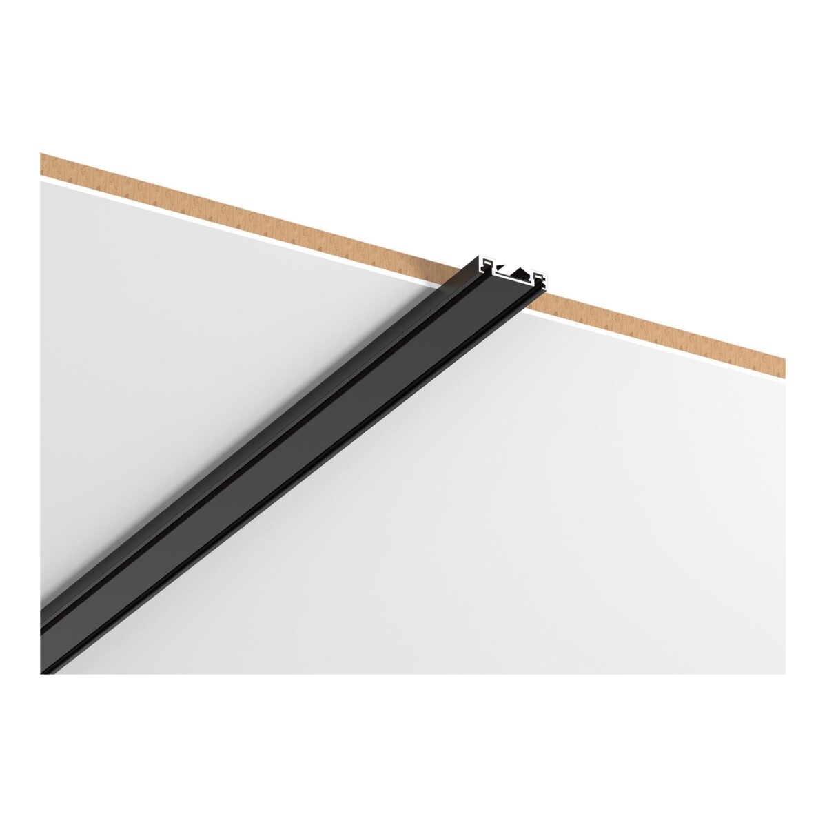 ST067.429.00 Шинопровод магнитный SKYFLAT накладной ST-Luce Черный Длина 2 000мм SKYFLAT — изображение 1