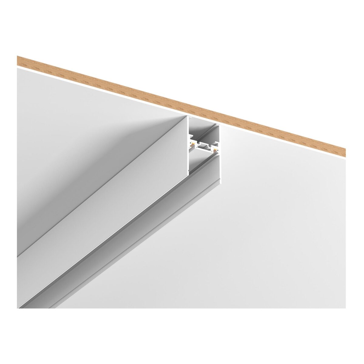 ST068.529.00 Шинопровод SKYFLAT накладной/подвесной ST-Luce Белый Длина 2 000мм SKYFLAT — изображение 1