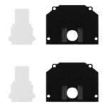ST1047.489.02 Торцевая заглушка (внешняя 2шт) ST-Luce Черный SKYLINE 48+ — изображение 2