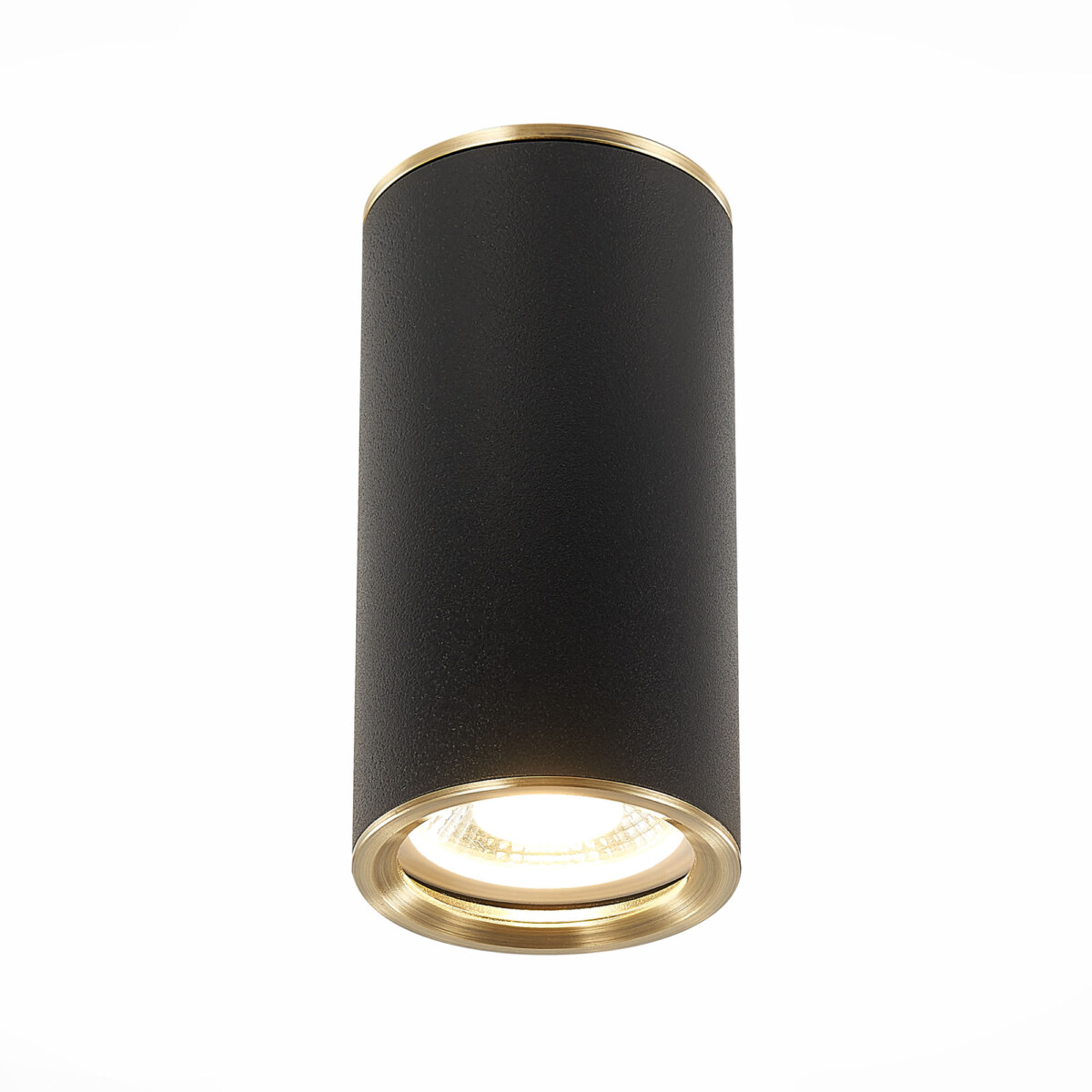 ST111.437.01 Светильник потолочный Черный GU10 1*50W D54xH105 220V Без ламп Накладные светильники — изображение 1