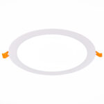 ST209.548.18 Св-к встр. Белый LED 1*18W 4000K 1 350Lm Ra80 110° IP20 D225xH8 90-265V Встраиваемые светильники