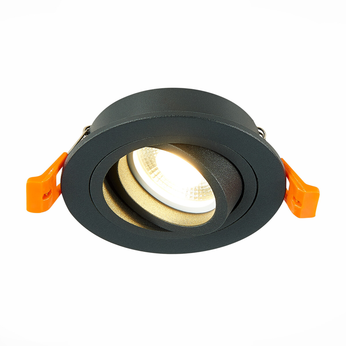 ST251.418.01 Св-к встр. Черный GU10 1*50W  IP20 L90xW90xH27 220V Без ламп Встраиваемые светильники — изображение 1