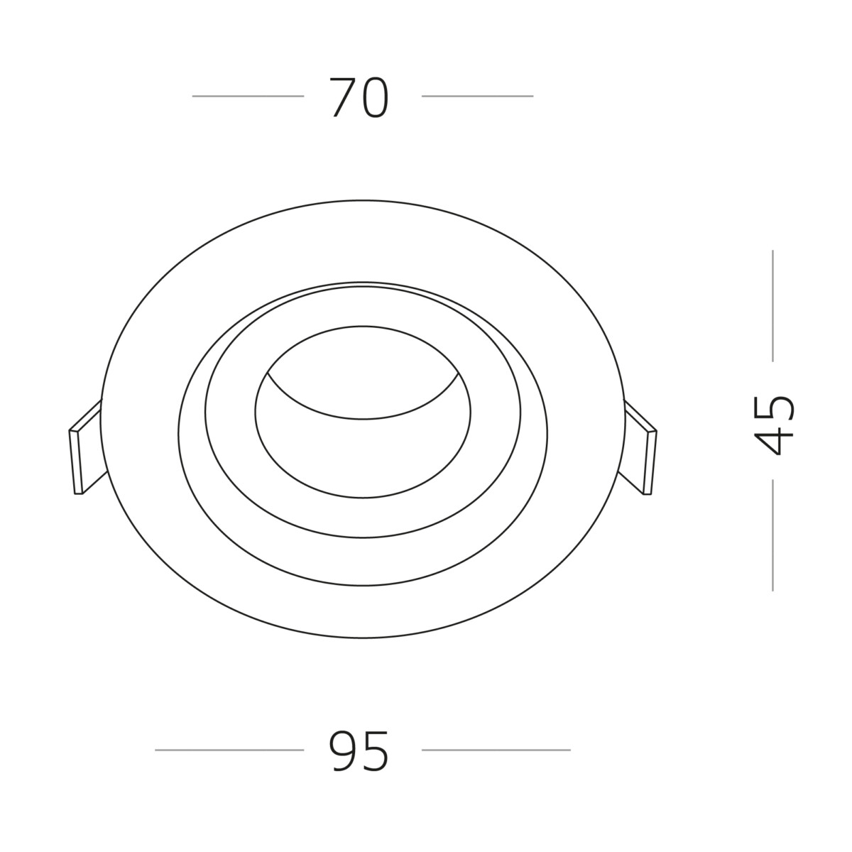 в наличии ST255.508.01 Св-к встр. Белый GU10 1*50W IP65 D95xH45 220V Без ламп Встраиваемые светильники - купить в интернет-магазине Светильники Торг